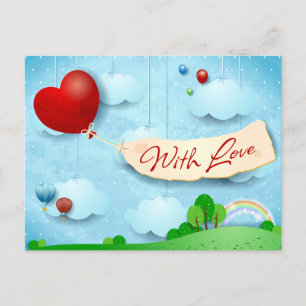 Met liefde briefkaart