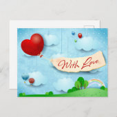 Met liefde briefkaart (Voorkant / Achterkant)