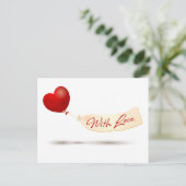 Met liefde briefkaart (Staand voorkant)