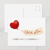 Met liefde briefkaart (Voorkant / Achterkant)