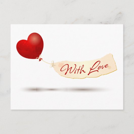 Met liefde briefkaart (Voorkant)