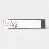 Met liefde bureau naambordje (Voorkant)