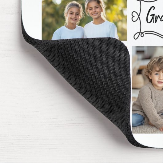 Met Liefde Custom 7 Fotocollage Muismat (Hoek)