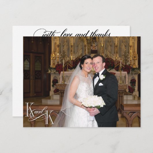 Met liefde en bedankt (Voorkant / Achterkant)