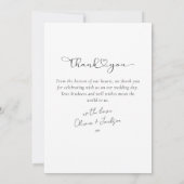 Met liefde en Bedankt Fotobruiloft (Achterkant)