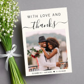 Met Liefde en Bedankt Fotocrème Bruiloft