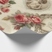 "Met liefde en voor altijd van jou" Romantische Vi Cadeaupapier (Hoek)