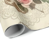 "Met liefde en voor altijd van jou" Romantische Vi Cadeaupapier (Rol Hoek)