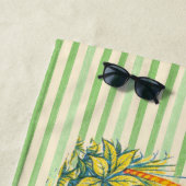 Met Liefde Florida Vintage Stijl Flamingo Handdoek (In situ)