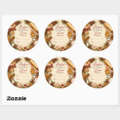 Met Liefde Gebakken Kerst Koekjes Doos Sticker (Vel)