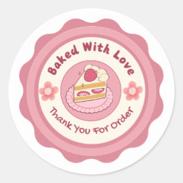 Met Liefde Gebakken Sticker