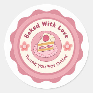 Met Liefde Gebakken Sticker
