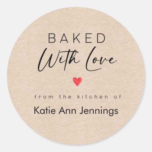 Met Liefde Gebakken Stickers Uit de Keuken van Lab (Voorkant)