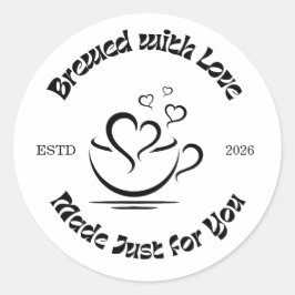 Met Liefde Gebrouwen Sticker Voor Jou