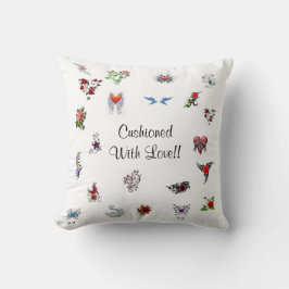 Met liefde gecastreerd kussen