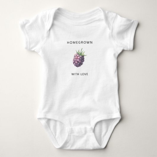Met liefde gekweekt - Waterverf Braam - Romper (Voorkant)