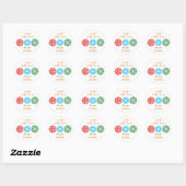 "Met Liefde Gemaakt" cadeaulaat sticker (Vel)