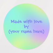 Met liefde gemaakt door persoonlijke labels (Design 2)