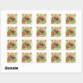 Met Liefde Gemaakt Vierkante Sticker (Vel)
