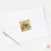 Met Liefde Gemaakt Vierkante Sticker (Envelop)