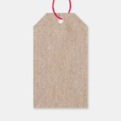 Met liefde gemaakte Kraft-hart-cadeaubijlage Cadeaulabel (Achterkant)