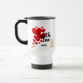 Met liefde gepersonaliseerde reisbeker (Links)