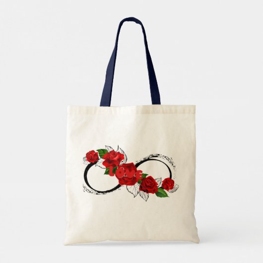 "Met liefde gepersonaliseerde Roos bloemblad Tas (Achterkant)
