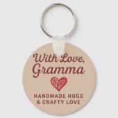 Met liefde, gramma Pet Sleutelhanger (Voorkant)