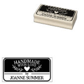Met Liefde Handgemaakt Aangepaste Verpakkingen voo Rubberstempel (Gestempeld)