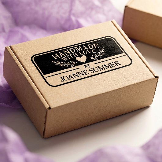 Met Liefde Handgemaakt Aangepaste Verpakkingen voo Rubberstempel