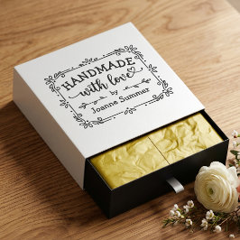 Met Liefde Handgemaakt - Fantasievolle Bloemrand Rubberstempel