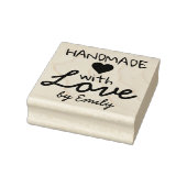 Met liefde handgemaakt rubberstempel (Stempel)