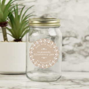 Met Liefde Handgemaakte Jam Label Can Etiket