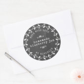 Met Liefde Handgemaakte Jam Label Inblik Sticker (Envelop)