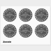 Met Liefde Handgemaakte Jam Label Inblik Sticker (Vel)