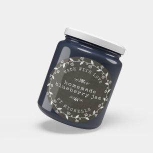 Met Liefde Handgemaakte Jam Label Inblik Sticker