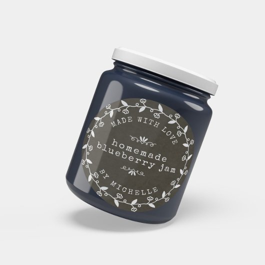 Met Liefde Handgemaakte Jam Label Inblik Sticker