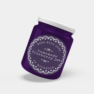 Met Liefde Handgemaakte Jam Label Inblik Sticker