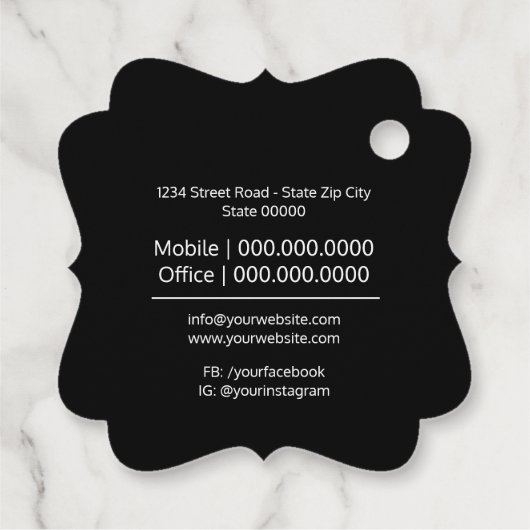 Met liefde handgemaakte label (Achterkant)