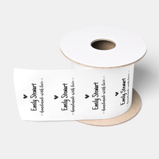Met liefde handgemaakte script linten (Spoel)