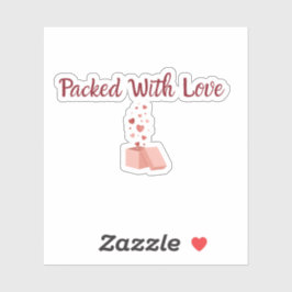 Met Liefde Ingepakt Sticker - Label voor Kleine Za