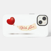 Met liefde iPhone hoesje (Achterkant horizontaal)