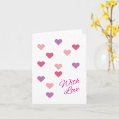 Met liefde kaart (Gele Bloem)