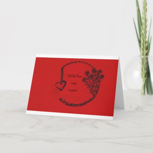 Met liefde kaart (Voorkant)