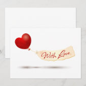 Met liefde kaart (Voorkant / Achterkant)