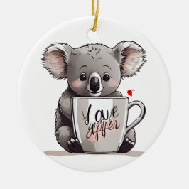 met liefde keramisch ornament