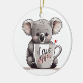 met liefde keramisch ornament (Links)