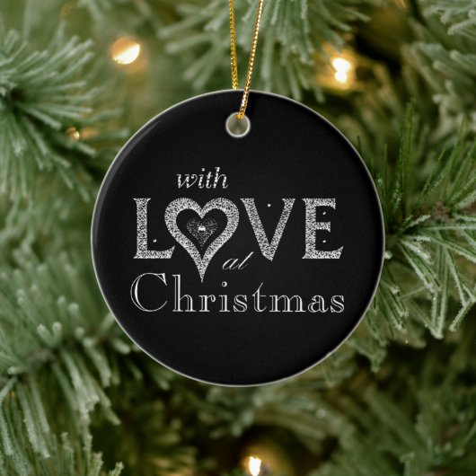 **MET LIEFDE** KERSTVERSIERING KERAMISCH ORNAMENT (Boom)