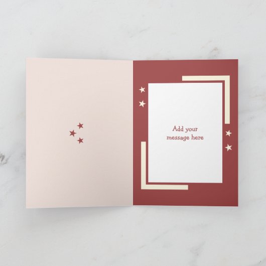 Met liefde kleindochter muis roze Kerstmis Feestdagen Kaart (Binnen)