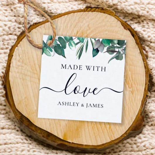 Met Liefde Label, Handgemaakt Label, Bedankjes Labels